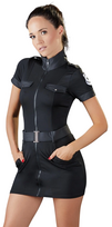 cottelli costumes - Cottelli Collection Policijos kostiumas S Juodas (Black) - 4 nuotrauka