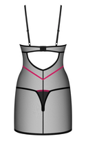 seksualus naktiniai - Obsessive OBS Chemise XL/2XL - 2 nuotrauka