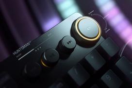 gaming klaviatura - Razer Huntsman V2 Optinė Klaviatūra Žaidimams, Laidinė, Juoda (Black), Clicky Purple Switch - 3 nuotrauka