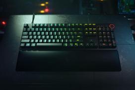 gaming klaviatura - Razer Huntsman V2 Optinė Klaviatūra Žaidimams, Laidinė, Juoda (Black), Clicky Purple Switch - 5 nuotrauka