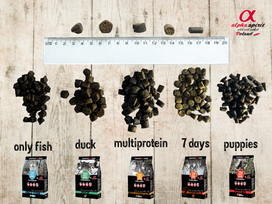 sausas maistas su zuvimi - ALPHA SPIRIT Pilnos porcijos sausas minkštas maistas šunims Free range duck antiena 12 kg - 2 nuotrauka