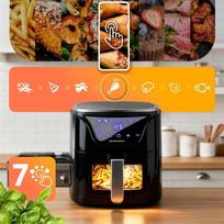 aliejaus gruzdintuve - Berdsen Air Fryer BD-652 5L Juodas/Sidabrinis (Black/Silver) - 9 nuotrauka
