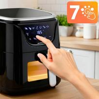 aliejaus gruzdintuve - Berdsen Air Fryer BD-652 5L Juodas/Sidabrinis (Black/Silver) - 12 nuotrauka