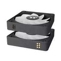 fan argb 3 - Thermaltake CT120 EX Reverse ARGB Sync 120mm Black 3 vnt. - 3 nuotrauka