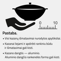 kazanas 22 l - Uzbekiškas poliruotas kazanas Namangan KP22 22L - 7 nuotrauka