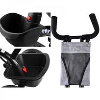 tiny bike 3in1 - Tiny Bike triratukas 3in1, juodas/pilkas (Black/Grey) - 8 nuotrauka