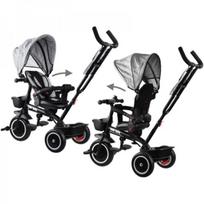 tiny bike 3in1 - Tiny Bike triratukas 3in1, juodas/pilkas (Black/Grey) - 14 nuotrauka
