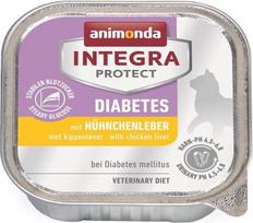 maistas katems diabetas - Animonda Integra Protect Diabetes katėms su jautiena 100 g - 1 nuotrauka