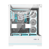 darkflash korpusas baltas - Darkflash DY451L PRO White (Balta) + 1 ventiliatorius - 6 nuotrauka