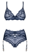 apatinis trikotazas moterims - Obsessive obs Bra Set XL/2XL Plius dydžio seksuali apranga - 2 nuotrauka
