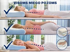 pagalve - DORMEO MEMOSAN ANATOMIC 3-LAYER, 30x50 cm - 3 nuotrauka