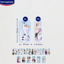 pleistrai vaikams - HANSAPLAST vaikiški pleistrai FROZEN, 20 vnt. - 2 nuotrauka