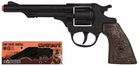 ginklai lt - GONHER Pulio 80/6 Metalinis kaubojiškas revolveris - 2 nuotrauka