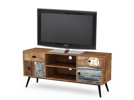 stalas 120 x 60 - TV staliukas Halmar Mezo RTV1 Multicolored, 1200x390x600 mm - 4 nuotrauka