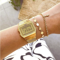 casio a700 - Casio A700WMG-9A (A700WMG-9ADF) Juodas (Black) - 6 nuotrauka