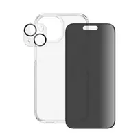 privacy screen protector iphone 15 - PanzerGlass "D3O Hardcase + Screen Protector Privacy + Lens iPhone 15" Transparent - 3 nuotrauka