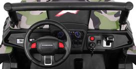 elektromobiliai vaikams super - Ramiz Elektrinis bagis SuperStar 4x4, kamufliažinis (Camo) - 7 nuotrauka