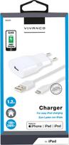 pakrovejas lightning - Vivanco charger Lightning 2,4A 1.2m (60205) - 2 nuotrauka