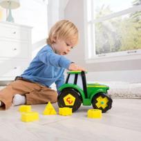 john deere traktoriai - JOHN DEERE traktorius su kaladėlėmis Johnny, 46654 - 2 nuotrauka