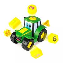 john deere traktoriai - JOHN DEERE traktorius su kaladėlėmis Johnny, 46654 - 3 nuotrauka