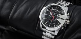 diesel mega - DIESEL MEGA CHIEF DZ4308 Vyriškas laikrodis Juodas (Black) - 4 nuotrauka