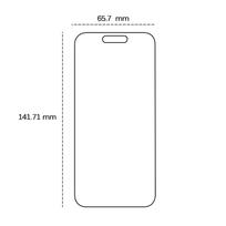 iphone 6 - LCD apsauginis stikliukas 9H Apple iPhone 15 Pro - 4 nuotrauka