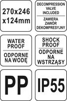 deze atspari - Yato YT-08901 įrankių dėžė - 3 nuotrauka