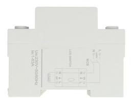 wi fi meter - Qoltec 50990 WiFi DIN bėgelio relė su elektros skaitikliu 63A - 5 nuotrauka