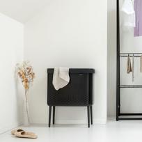 skalbiniu deze - Brabantia Skalbinių krepšys Bo Laundry Bin juodai matinės spalvos 60 l - 2 nuotrauka