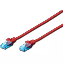 cat 5e senukai - Digitus CAT 5e UTP Cable Red 0.5m - 2 nuotrauka