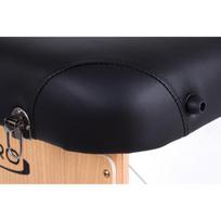 juodas sulankstomas staliukas - Sulankstomas masažo stalas Vip 2 (Black) - 5 nuotrauka