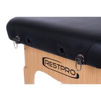 juodas sulankstomas staliukas - Sulankstomas masažo stalas Vip 2 (Black) - 6 nuotrauka