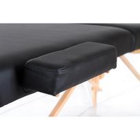 juodas sulankstomas staliukas - Sulankstomas masažo stalas Vip 2 (Black) - 7 nuotrauka