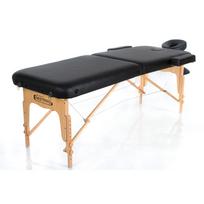 juodas sulankstomas staliukas - Sulankstomas masažo stalas Vip 2 (Black) - 10 nuotrauka