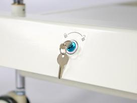 terapiniai stalai - Stacionarus masažo stalas Evero Bobath Touch Core Gray - 2 nuotrauka