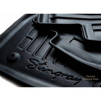 citroen c5 kilimelis - Stingray Guminiai kilimėliai CITROEN C5 Aircross nuo 2018m. / 3D / juoda (Black) - 2 nuotrauka
