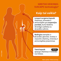 maisto papildai imunitetui - VITIRON maisto papildas ACTIVE SUSCAPS, 30 kaps. - 2 nuotrauka