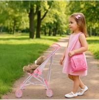 leles - Malplay sulankstomas vežimėlis lėlei Vienaragis ir princesė - 4 nuotrauka