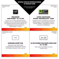 hp 16gb 512gb - HP Victus 15-fb3231nw, Ryzen 7 7445HS, 16 GB, 512 GB, 15.6", RTX 4050, Juodas (Black) - 8 nuotrauka