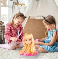 lego galva - LEGO Lėlės galva su priedais Šviesiaplaukė (Blonde) - 8 nuotrauka