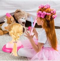 lego galva - LEGO Lėlės galva su priedais Šviesiaplaukė (Blonde) - 9 nuotrauka