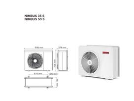 silumos siurblys ariston - Šilumos siurblys Ariston NIMBUS PLUS 50 S NET R32, oras-vanduo ir Wi-Fi 7.57 kW - 2 nuotrauka
