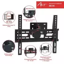 lcd stovas - ART Holder AR-49 22-47'' for LCD/LED juodas 30KG vertical and level adjustment - 2 nuotrauka
