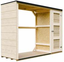 Medinė malkinė su sandėliuku Timbela SmartSide M981
