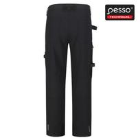 pesso kelnes - Darbo kelnės Pesso Mercury Full Stretch, juodos (Black), C54 - 2 nuotrauka