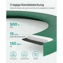 batutai 244 - Batutas Lean Sport Max, 244 cm, su tinklu, su kopėčiomis - 4 nuotrauka