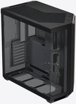 atx mid tower case - Apnx V1-W-BK-v1Wood/Black (Juodas) - 7 nuotrauka