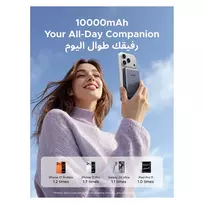 power bank ugreen - UGREEN PB561 10000mAh 20W Juodas (Black) - 3 nuotrauka