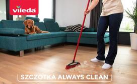 valymo grindu sepetys - Vileda Always Clean PET PRO Grindų valymo šluota, raudona (Red) - 2 nuotrauka