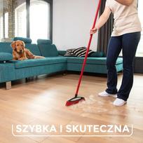 valymo grindu sepetys - Vileda Always Clean PET PRO Grindų valymo šluota, raudona (Red) - 10 nuotrauka